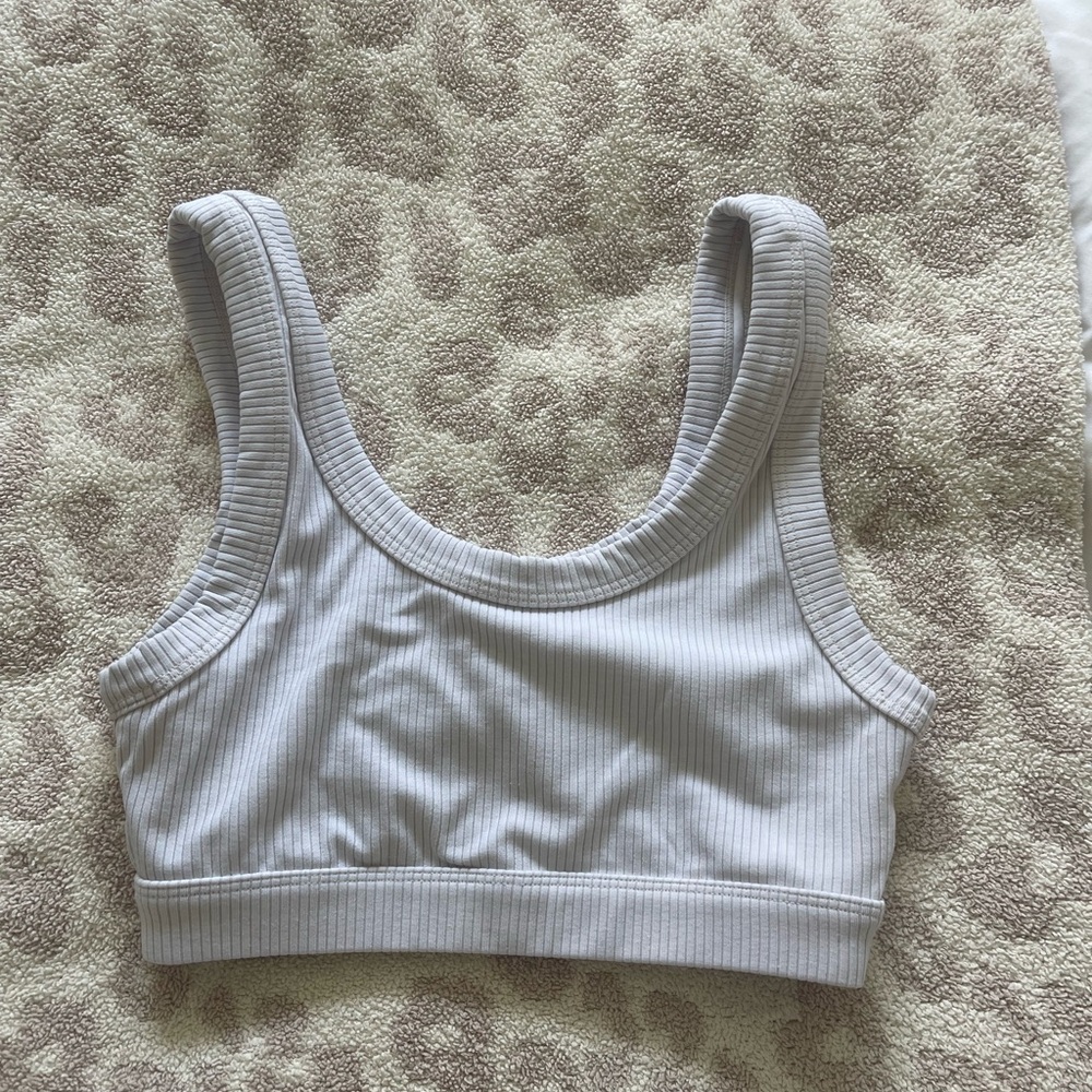ALO Yoga White Wellness Bra